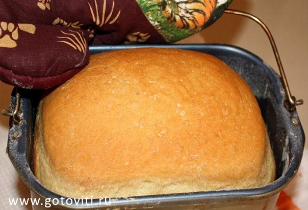 Рецепт вкусного хлеба.