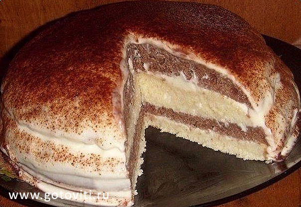 Рецепт очень нежного и вкусного тортика на кефире!