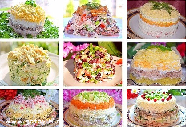 9 Рецептов самых вкусных салатов!